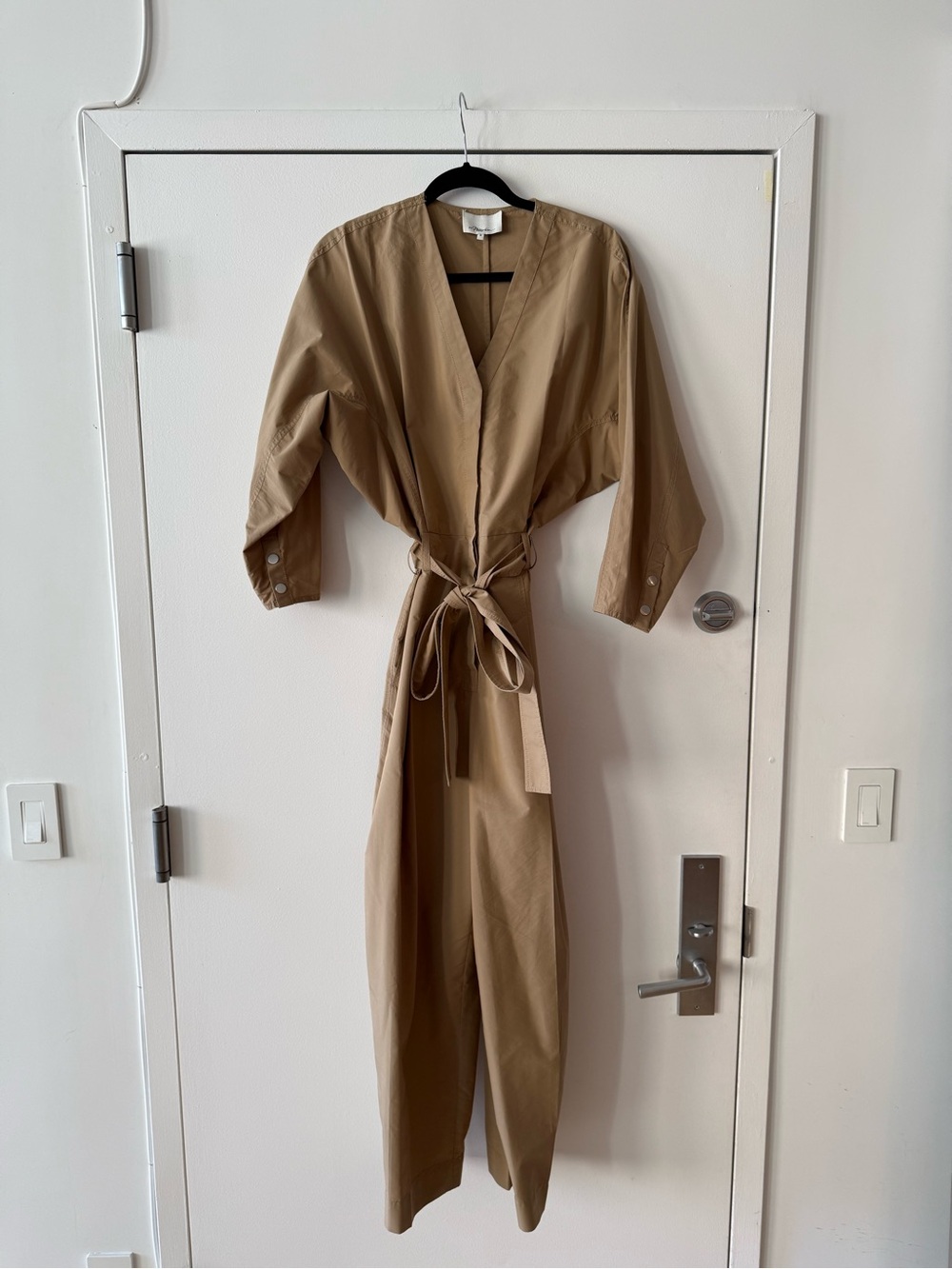 3.1 Philip Lim Tan Tie-Waist Jumpsuit